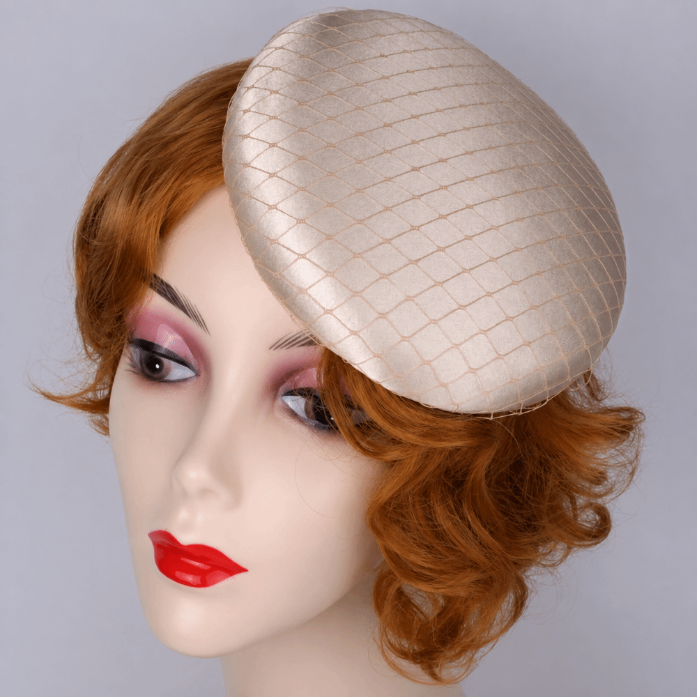 Women'S Accessories In The 1920S - ฐานหมวกปีกกว้างสีพื้น 15 ซม. หมวกทรงสูงสำหรับงานเต้นรำสวมหน้ากาก สไตล์ยุค 1920