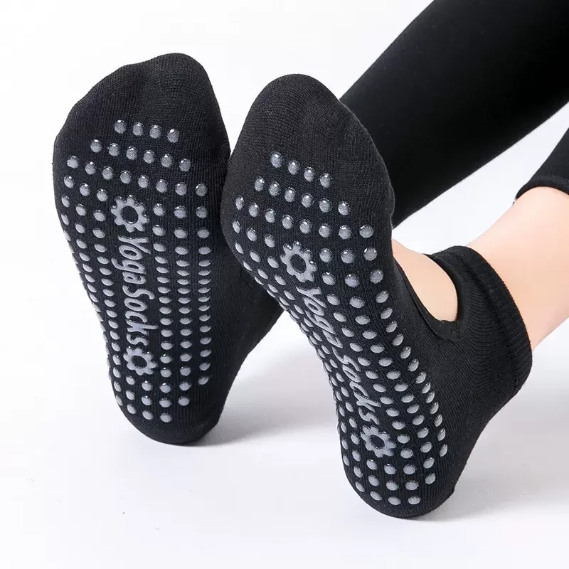 Women'S Ankle Accessories - คุณภาพสูงผู้หญิงถุงเท้าโยคะ Anti-SLIP Breathable Backless ถุงเท้าพิลาทิสข้อเท้าสุภาพสตรีบัลเล่ต์เต้นรํากีฬาถุงเท้าสําหรับฟิตเนส GYM