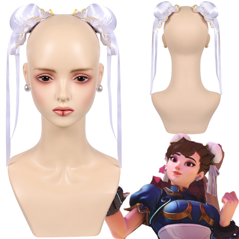 Women Accessories Earrings - ชุดแฟนซี Chun Li Juno ผม Bun