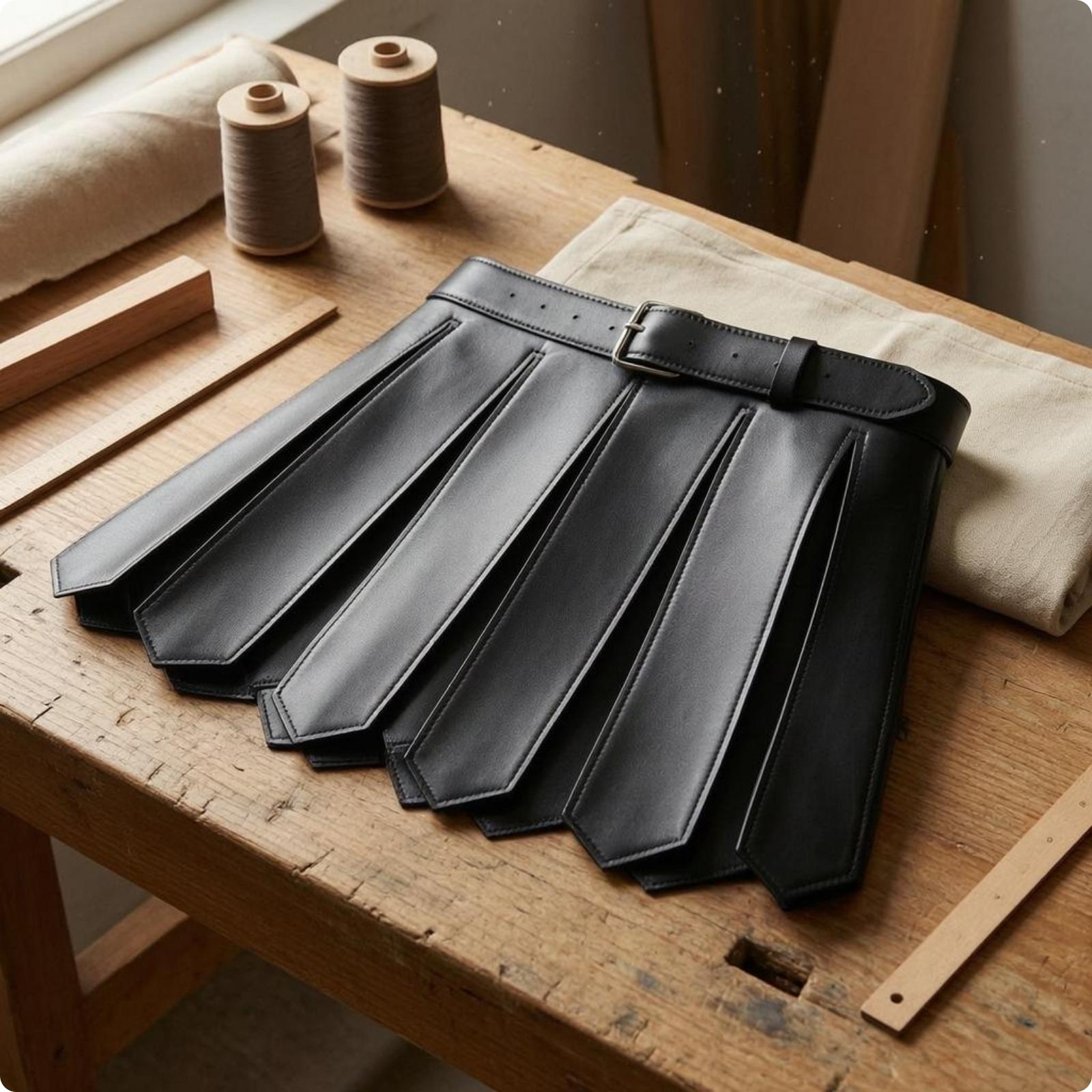 Women'S Kilt Accessories - กระโปรงหนัง PU สไตล์นักรบสปาร์ตัน ผ้ากันเปื้อนหนังสไตล์นักรบโรมัน ผ้าคลุมสไตล์นักรบยุคกลาง อุปกรณ์เสริมสำหรับคอสเพลย์ฮาโลวีน