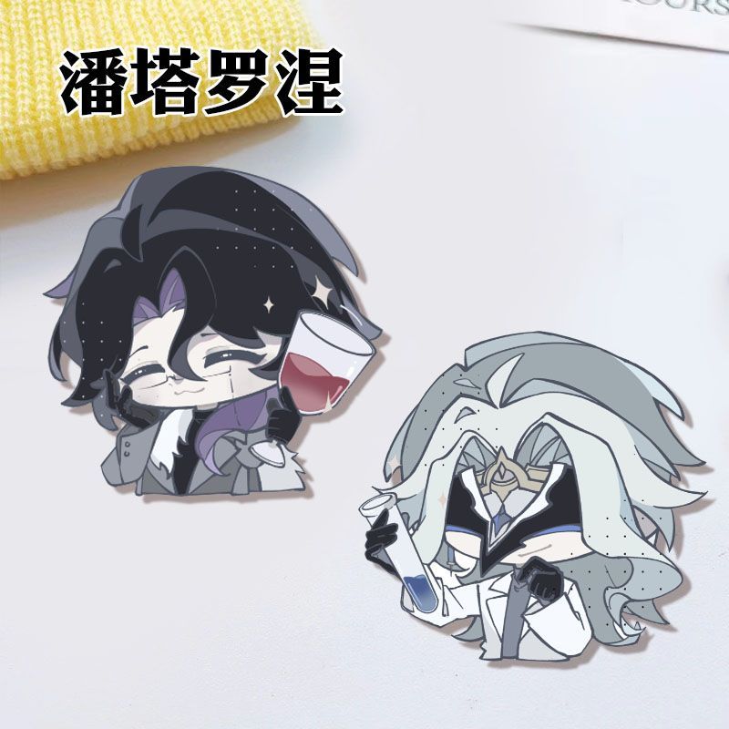 Women'S Anime Accessories - เก็นชิน อิมแพ็ค ดอทโตเร่ ปันตาโลนอะนิเมะเกมอะคริลิคเข็มกลัดคอสเพลย์ป้ายอุปกรณ์เสริมสำหรับเสื้อผ้ากระเป๋าเป้สะพายหลังของขวัญ