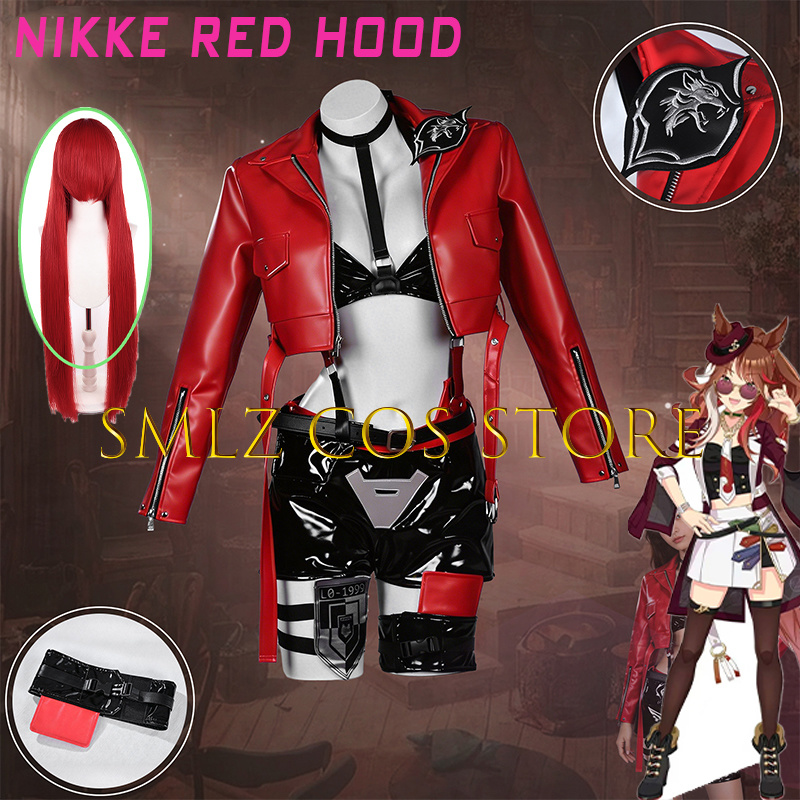 Women'S Anime Accessories - ชุดคอสเพลย์เกมนิกกี้ เรด ราปี ลิตเติ้ลเรดไรดิ้งฮู้ด สำหรับผู้หญิง เสื้อโค้ท