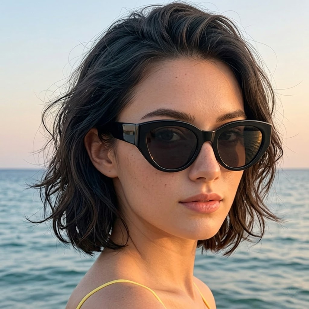 Women Accessories Brands - แว่นกันแดดโพลาไรซ์ทรงแคทอายสำหรับผู้หญิงผู้ชาย กรอบคุณภาพสูง แบรนด์หรู ดีไซน์เนอร์ แว่นกันแดดสำหรับกิจกรรมกลางแจ้ง อุปกรณ์เสริมสำหรับการเดินทาง