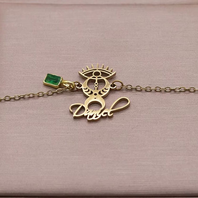 Evil Eye Bracelet - กำไลข้อมือตาปีศาจ Todorova แบบกำหนดชื่อได้, กำไลข้อมือสแตนเลสสตีลพร้อมจี้ตาปีศาจนำโชค, ของขวัญเครื่องประดับสำหรับผู้หญิง