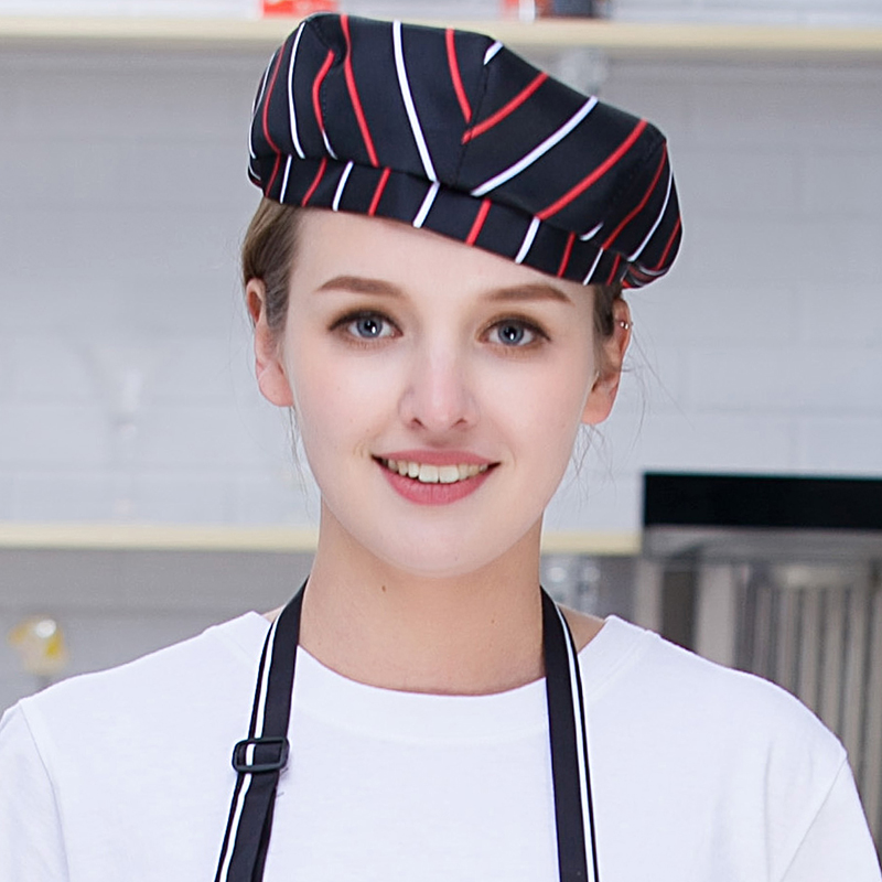 Women Kitchen Accessories - บริการอาหาร Cook หมวกโรงแรม Catering Chef Waiter