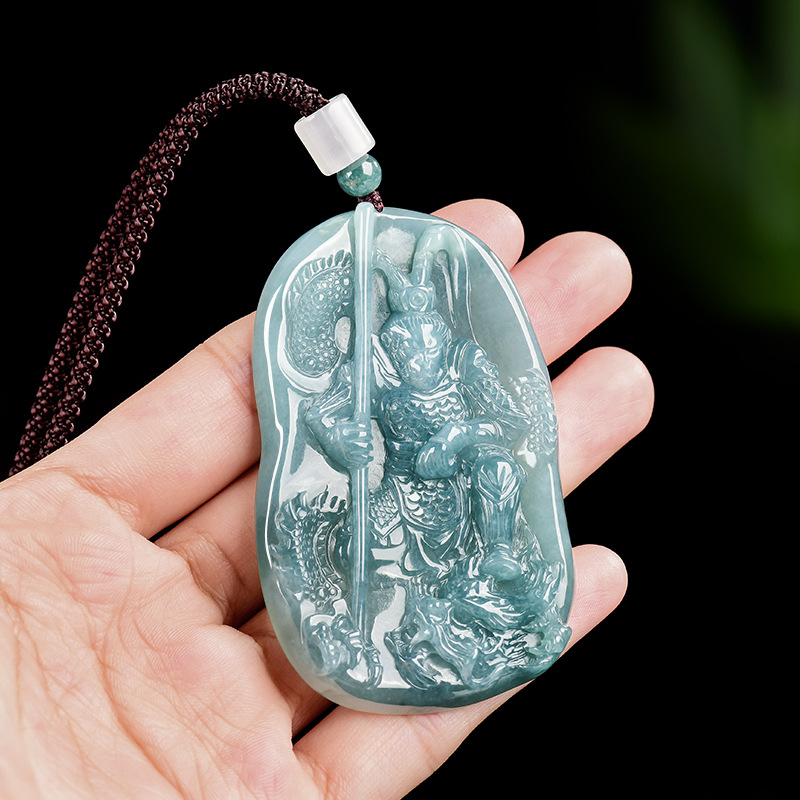 Women'S Accessories - หยกพม่า จี้รูปพระพิฆเนศ สร้อยคอ ของขวัญสุดหรูสำหรับผู้หญิง เครื่องประดับแฟชั่น หยกพม่าแกะสลัก