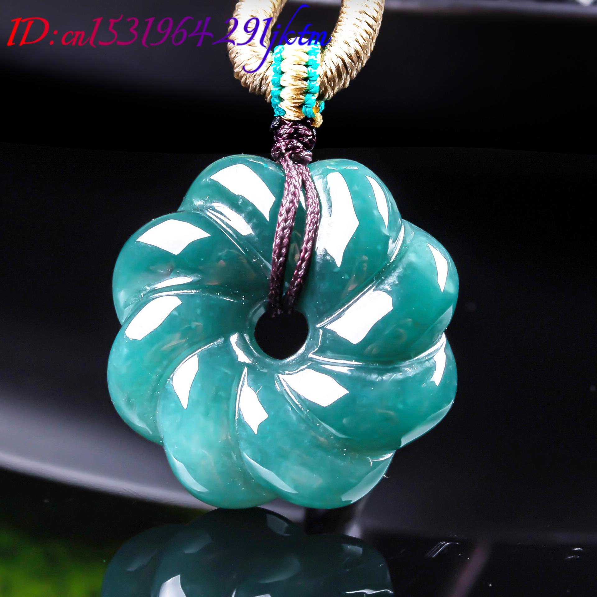 จี้สร้อยคอหยกพม่าแท้รูปดอกไม้  - Women'S Accessories บทวิจารณ์และราคา
