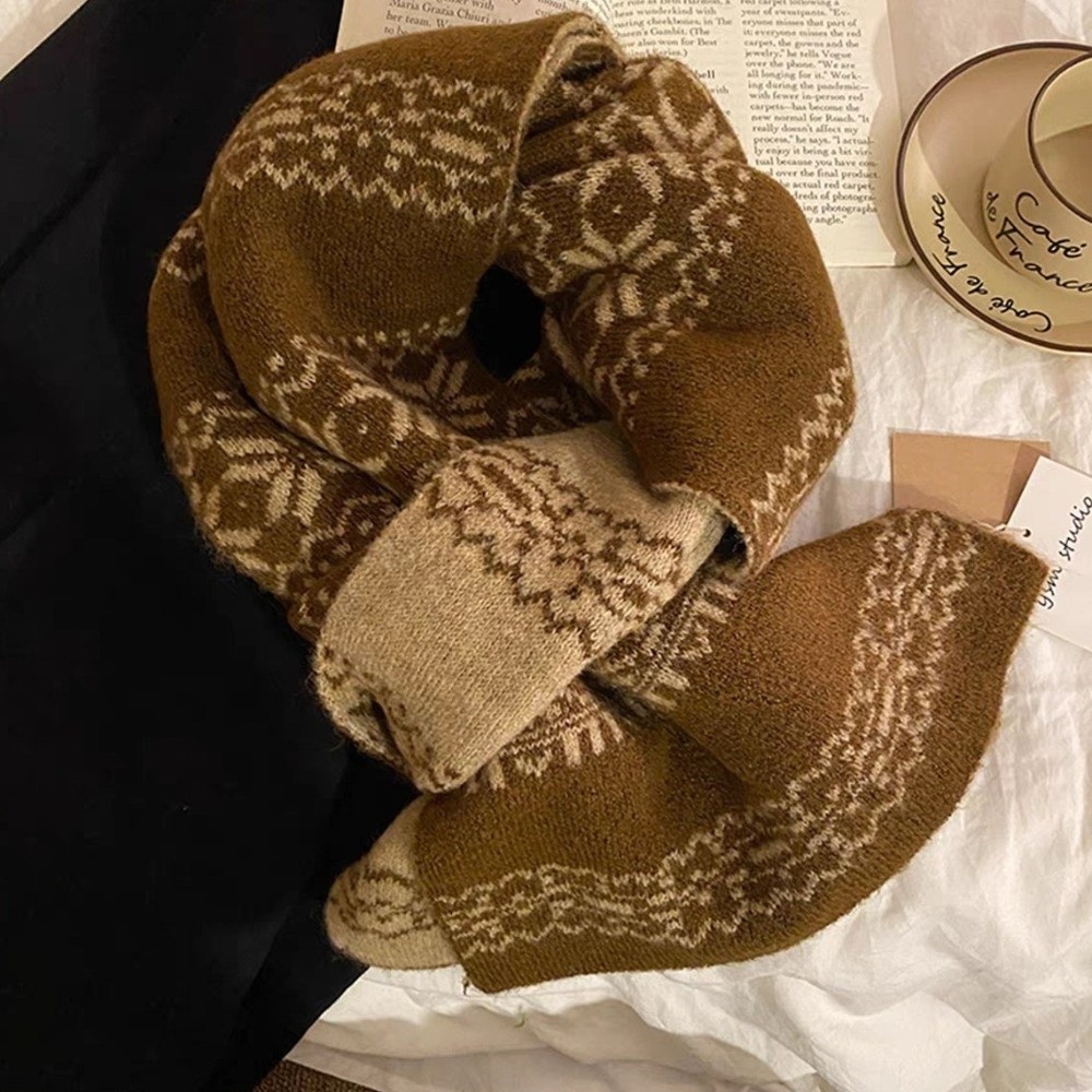 ของขวัญ ผ้าถัก ผ้าพันคอคริสต์ม - Women'S Korean Accessories บทวิจารณ์และราคา