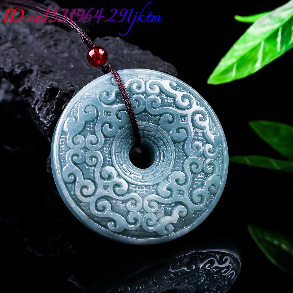 หยกพม่าธรรมชาติจี้ดอกไม้สร้อยค - Women'S Accessories บทวิจารณ์และราคา