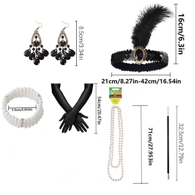 PESENAR ชุดเครื่องประดับสไตล์แ - Women'S Accessories In The 1920S บทวิจารณ์และราคา