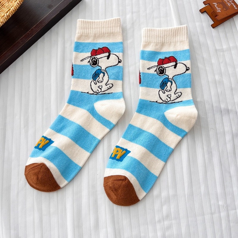 ถุงเท้าข้อสั้นลายการ์ตูนสนูปปี - Women'S Ankle Accessories บทวิจารณ์และราคา