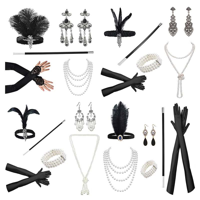 คอสเพลย์ยุค 1920 ชุดแฟลปเปอร์  - Women'S Accessories In The 1920S บทวิจารณ์และราคา