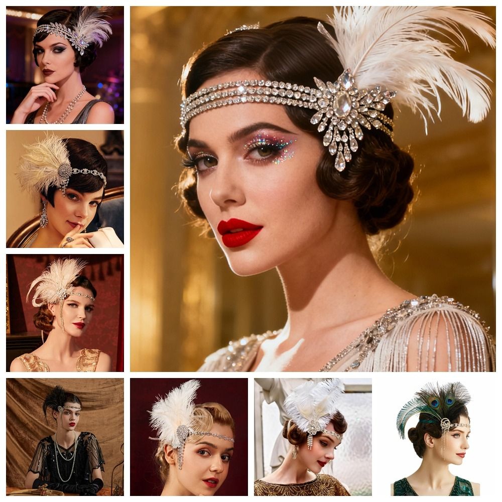 ที่คาดผมขนนกสไตล์เรโทรวินเทจ ป - Women'S Accessories In The 1920S บทวิจารณ์และราคา