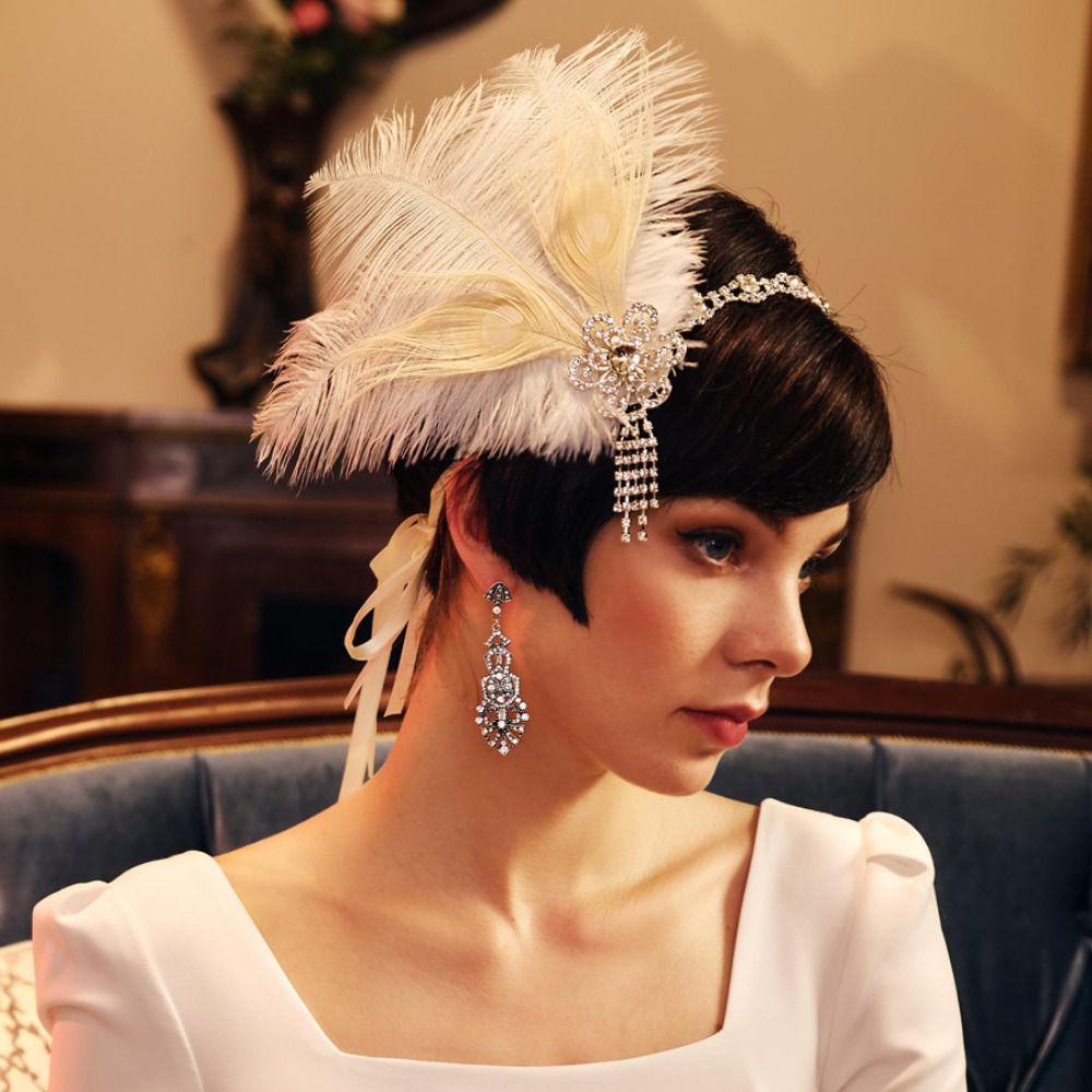 ที่คาดผมขนนกสไตล์เรโทรวินเทจ ป - Women'S Accessories In The 1920S บทวิจารณ์และราคา