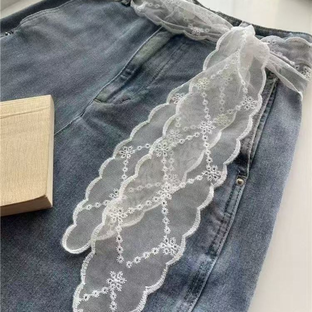 เข็มขัดลูกไม้สีขาวหวานสำหรับผู - Women'S Accessories บทวิจารณ์และราคา