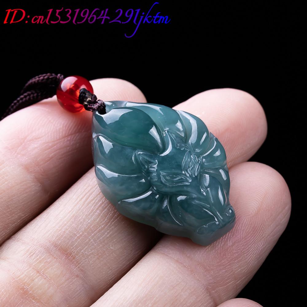 หยกพม่าธรรมชาติจี้รูปสุนัขจิ้ง - Women'S Accessories บทวิจารณ์และราคา