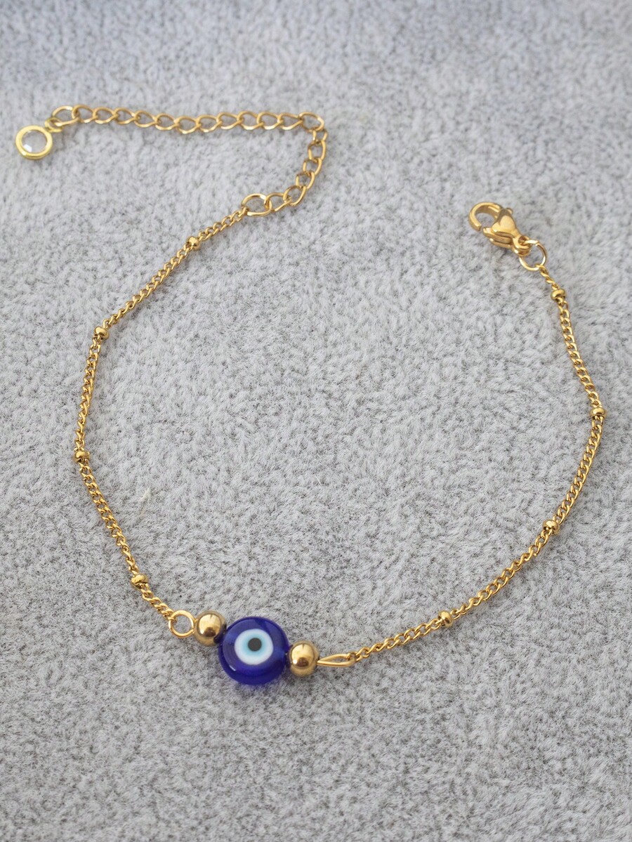 กำไลข้อมือผู้หญิงลายตาปีศาจสีน - Evil Eye Bracelet บทวิจารณ์และราคา
