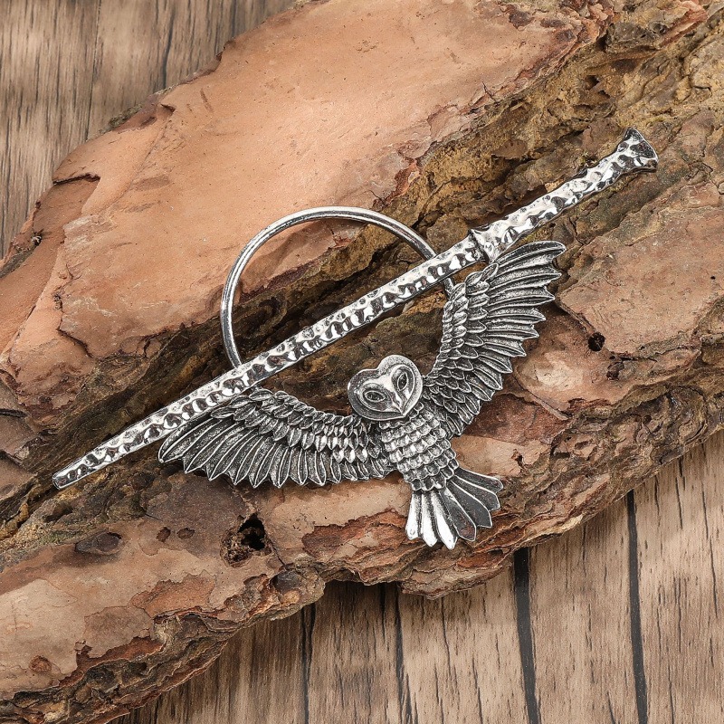กิ๊บติดผมรูปนกฮูกสไตล์เรโทรโกธ - Women'S Viking Accessories บทวิจารณ์และราคา