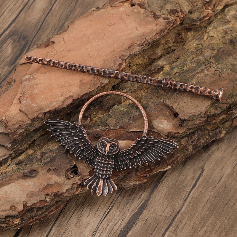 กิ๊บติดผมรูปนกฮูกสไตล์เรโทรโกธ - Women'S Viking Accessories บทวิจารณ์และราคา