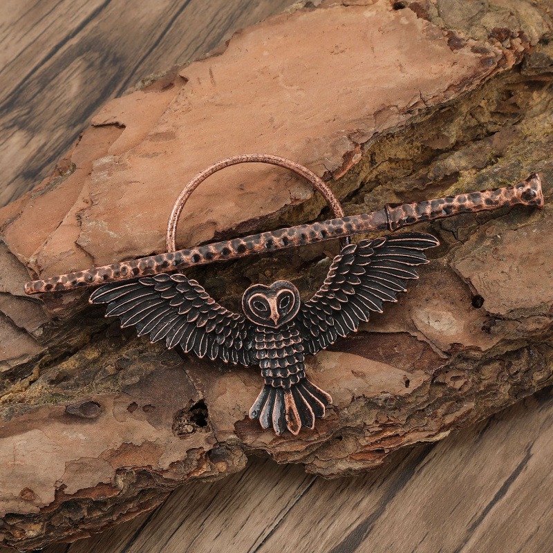 กิ๊บติดผมรูปนกฮูกสไตล์เรโทรโกธ - Women'S Viking Accessories บทวิจารณ์และราคา