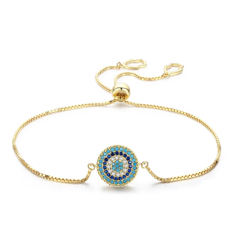 KALETINE 925 เงินสเตอร์ลิงสร้อ - Evil Eye Bracelet บทวิจารณ์และราคา