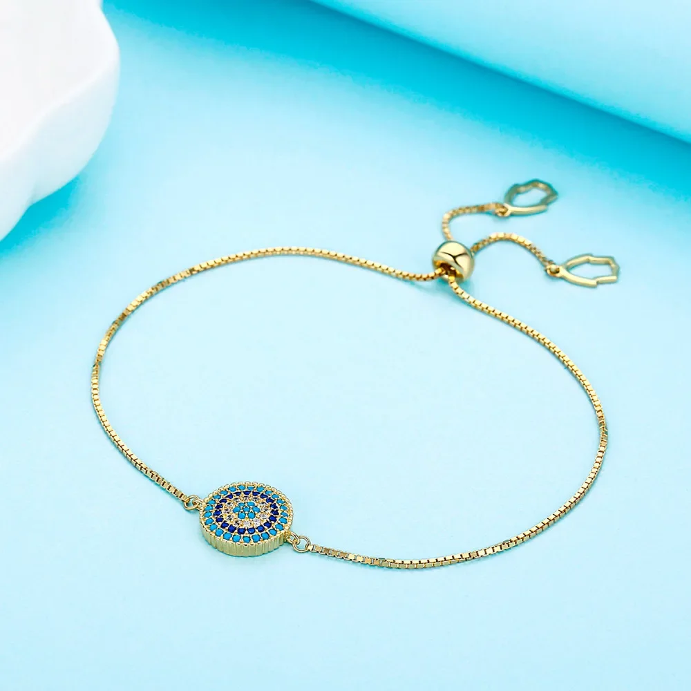 KALETINE 925 เงินสเตอร์ลิงสร้อ - Evil Eye Bracelet บทวิจารณ์และราคา
