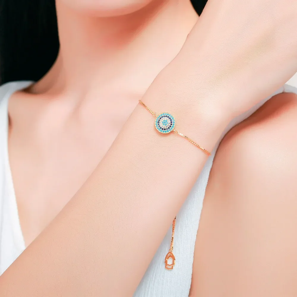 KALETINE 925 เงินสเตอร์ลิงสร้อ - Evil Eye Bracelet บทวิจารณ์และราคา