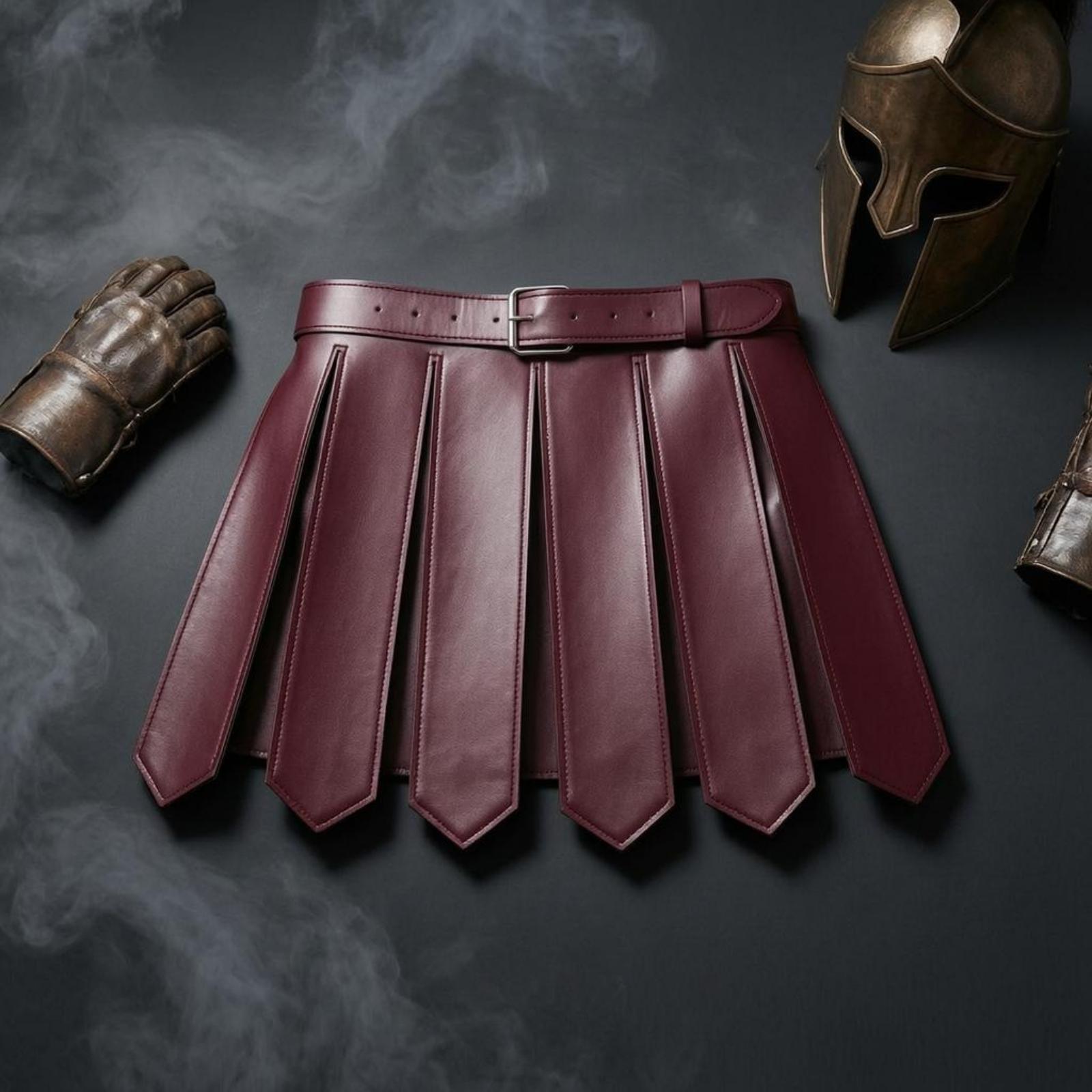กระโปรงหนัง PU สไตล์นักรบสปาร์ - Women'S Kilt Accessories บทวิจารณ์และราคา
