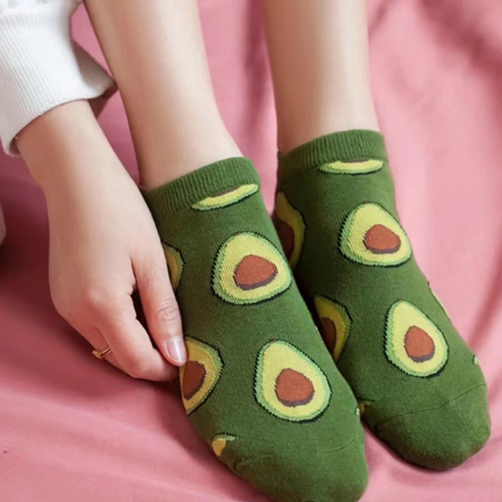 ถุงเท้าข้อสั้นลายการ์ตูนอะโวคา - Women'S Ankle Accessories บทวิจารณ์และราคา