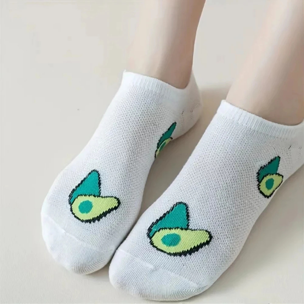 ถุงเท้าข้อสั้นลายการ์ตูนอะโวคา - Women'S Ankle Accessories บทวิจารณ์และราคา
