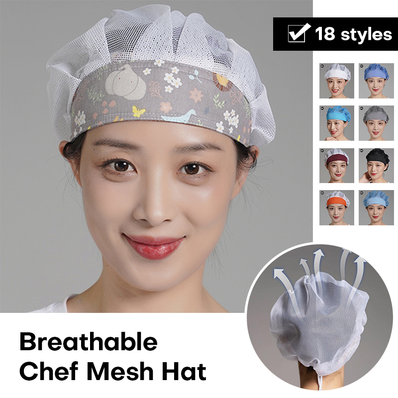ผู้ชายผู้หญิงหมวกเชฟป้องกันฝุ่ - Women Kitchen Accessories บทวิจารณ์และราคา