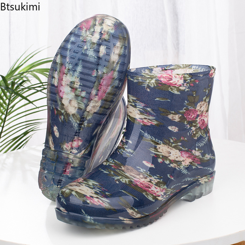 รองเท้าบูทกันฝนแฟชั่นสำหรับผู้ - Women Kitchen Accessories บทวิจารณ์และราคา