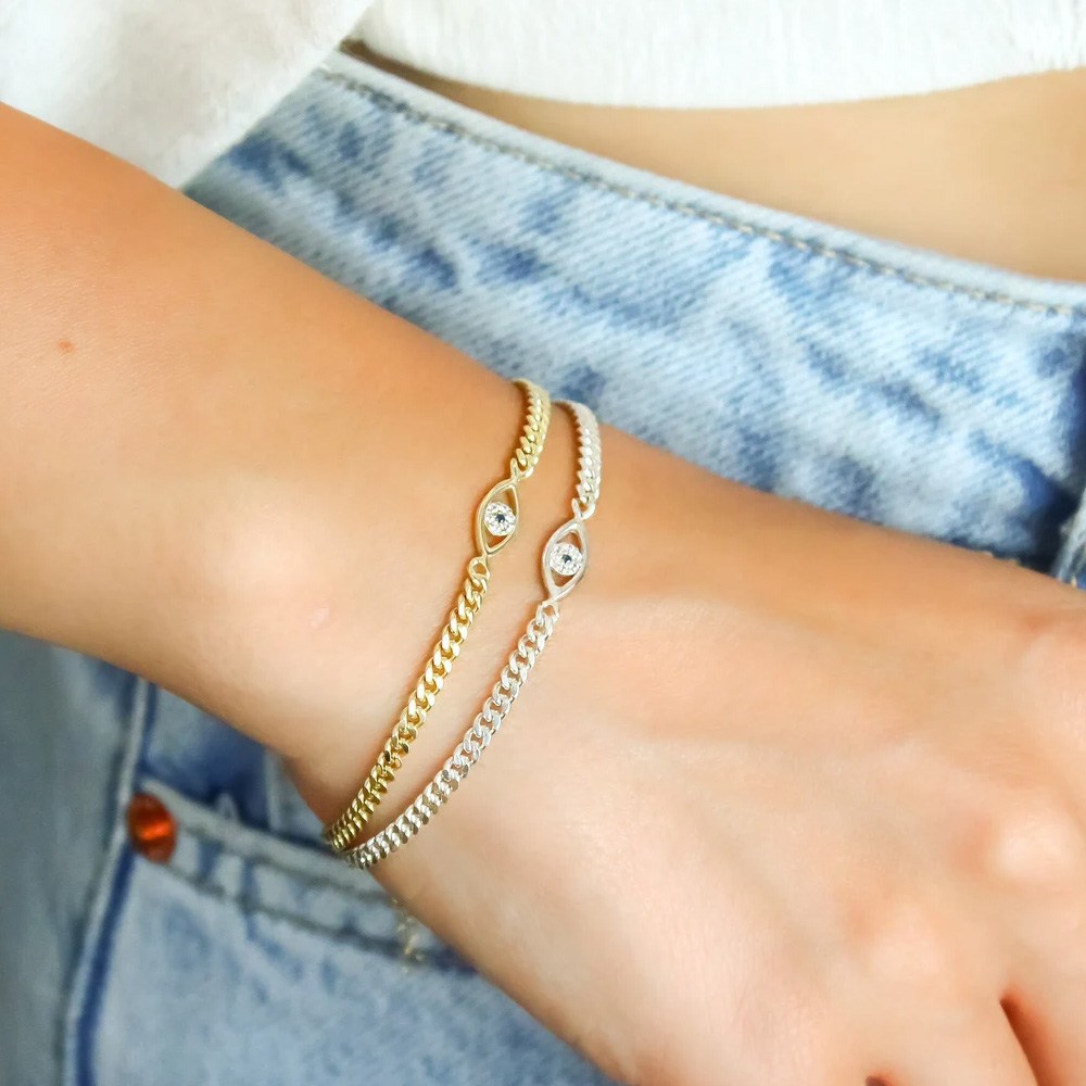 Stonefans สร้อยข้อมือตาปีศาจแบ - Evil Eye Bracelet บทวิจารณ์และราคา