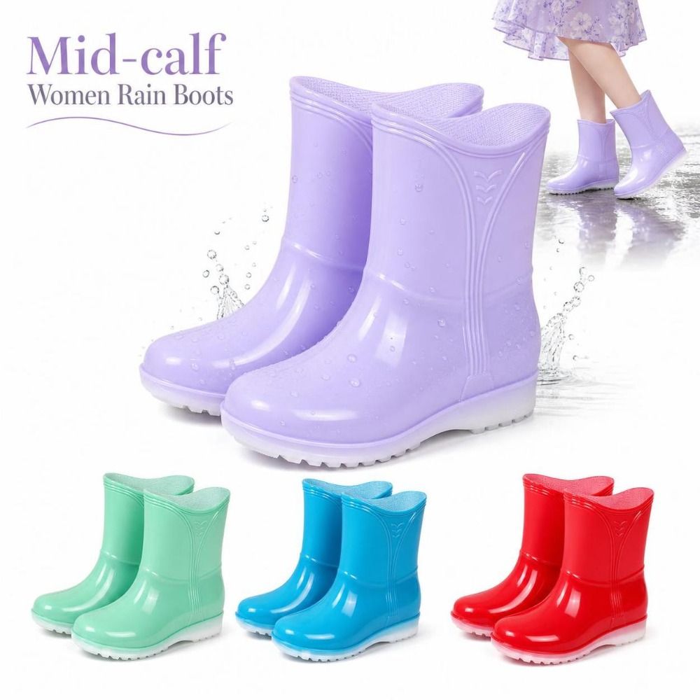 รองเท้าบูทยางกันน้ำสำหรับผู้หญ - Women Kitchen Accessories บทวิจารณ์และราคา
