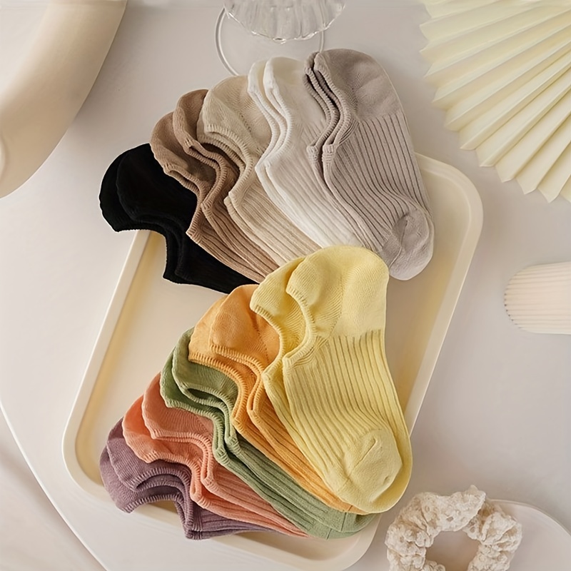 ถุงเท้าข้อต่ำหุ้มข้อหลากสี5คู่ - Women'S Ankle Accessories บทวิจารณ์และราคา