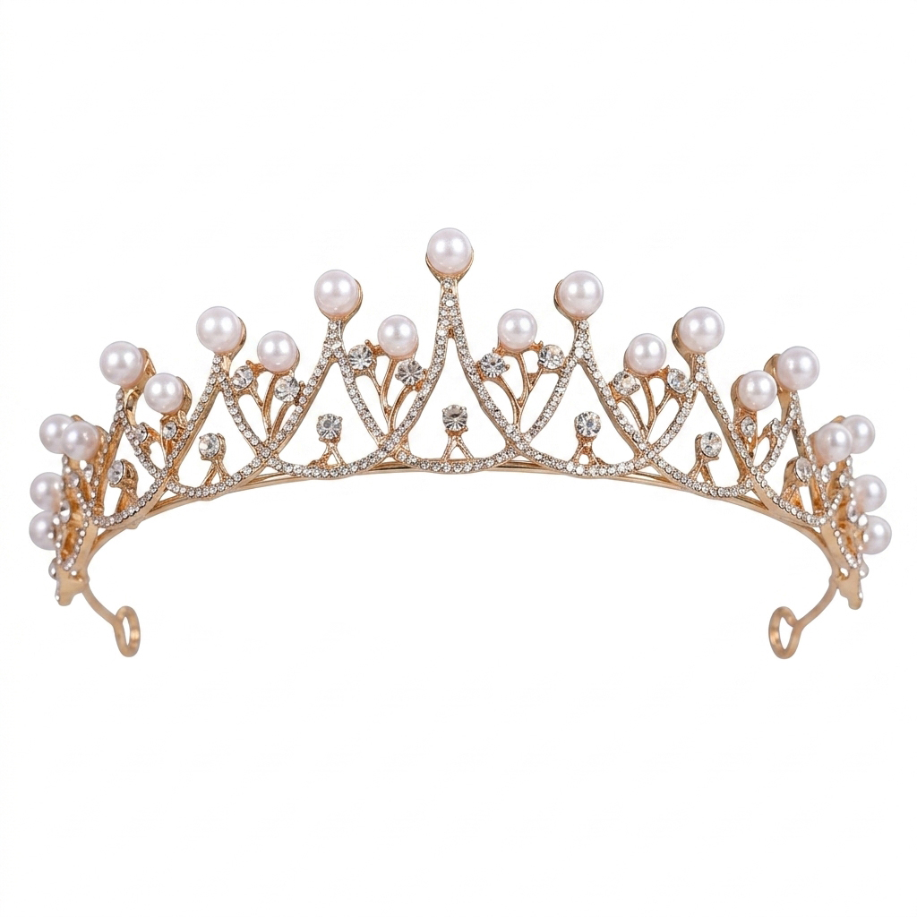 มงกุฎเจ้าสาวประดับมุกหรูหราสำห - Women Accessories For Wedding บทวิจารณ์และราคา