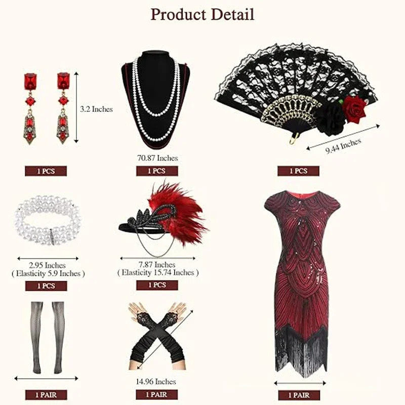 ชุดเดรสสไตล์ยุค 20 สำหรับผู้หญ - Women'S Accessories In The 1920S บทวิจารณ์และราคา